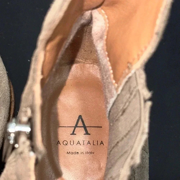 Aquatalia Suede Leather Boots Size 10 - Picture 5 of 6
